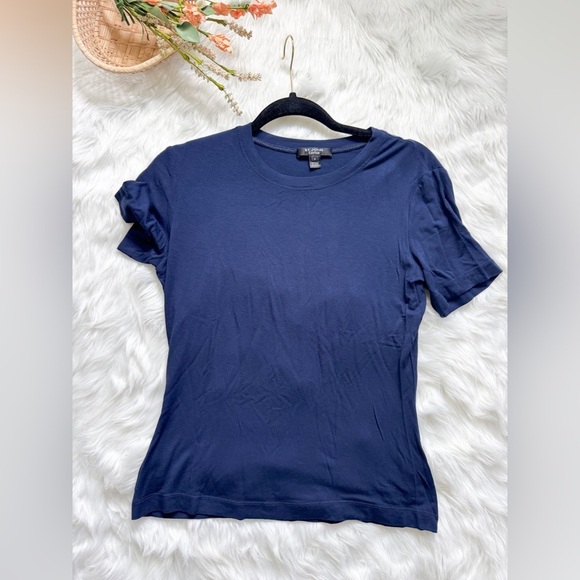 St. John Tops - St. John Caviar navy blue Women's Shirt Tee Size Small